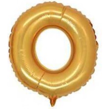 Partici O Harf Folyo Balon Altın 40CM
