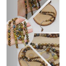 Yaşam Tohumu Pietersite Taşı 99LUK Tesbih 8mm (23125)