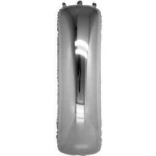 Partici I Harf Folyo Balon Gümüş 100CM