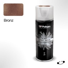 Polisan Metalik Bronz Sprey Boya 400 ml