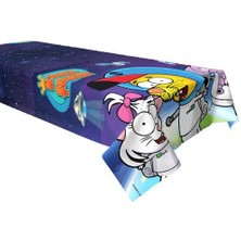 Partici Kral Şakir Uzayda Plastik Masa Örtüsü 120X180CM