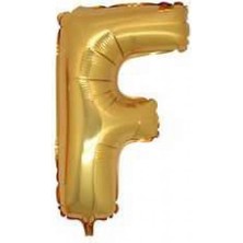 Partici F Harf Folyo Balon Altın 40CM