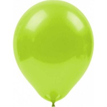 Metalik Açık Yeşil Balon 100'LÜ Paket