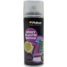 Polisan Sprey Plastik Yüzey Aksam Boyası Mat Beyaz 400 ml