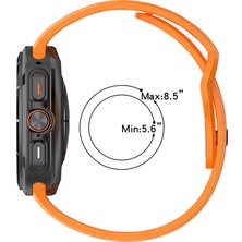 ZORE Galaxy Watch Ultra 47MM KRD-119 Delikli Tasarım Silikon Kordon-Siyah