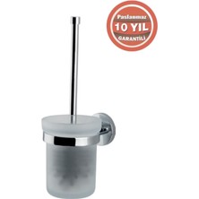 Çelik Banyo Paslanmaz Pirinç Flora Montajlı Klozet Fırçası