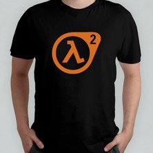 Pixxa Half Life  Pamuklu Bisiklet Yaka T-Shirt Model 2