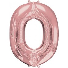 Partici O Harf Folyo Balon Rose Gold 100CM