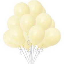 Makaron Sarı Balon 10'lu Paket