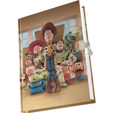 Yıldız Defter Toy Story Karakter Baskılı Kilitli Hatıra Günlük Anı Defteri