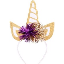 Partici Unicorn Eva Altın Parti Tacı