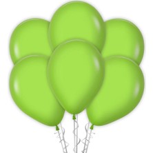 Partici Pastel Mini Açık Yeşil Dekorasyon Balonu 10'lu