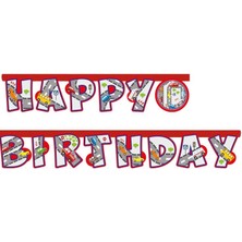 Partici Trafik Happy Birthday Banner