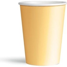 Partici Makaron Turuncu Karton Bardak 8'li