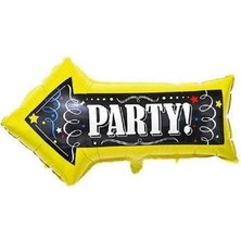 Partici Party Ok Şekilli Folyo Balon 85CM
