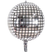 Disko Topu Yuvarlak Folyo Balon