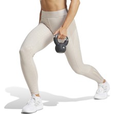 Adidas Hyglm 1/1 L Q4 Kadın Bej Tayt IK5499