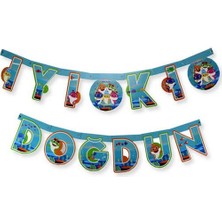 Partici Baby Shark Iyi Ki Doğdun Harf Banner