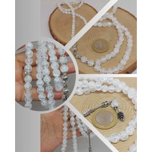 Yaşam Tohumu Necef Taşı 99LUK Tesbih 8mm (3617)