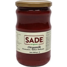 Sade Organik Karışık Salça (Domates ve Biber) 650 gr