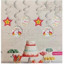 Partici Unicorn Rainbow Tavan Süs Seti