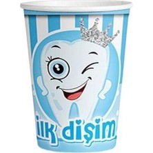 Ilk Dişim Erkek Karton Bardak 8'li