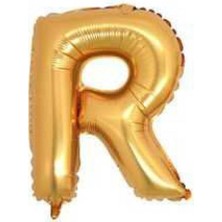 R Harf Folyo Balon Altın 40CM