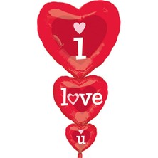 I Love You Folyo Balon 51X91CM