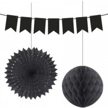 Siyah Dekorasyon Süs Seti