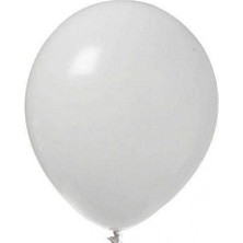 Pastel Beyaz Balon 100'LÜ Paket