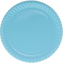 Açık Mavi Karton Tabak 8'li