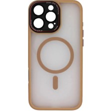 Mew Case Apple iPhone 16 Pro Max Kılıf Magsafe Şarj Destekli Kamera Korumalı Hoparlör Toz Korumalı Sonic Kapak