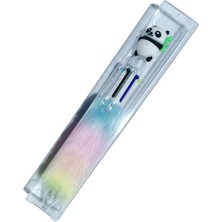 Unicorn Başlıklı 6 Renkli Tükenmez Kalem Ayıcık Renk Tek Ebat Beden