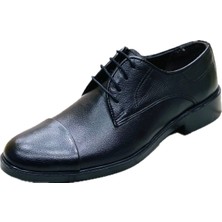 Eyubali Deri Bağcıklı Siyah Günlük Erkek Ayakkabı