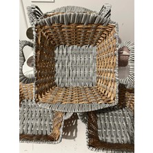 Decorland Hasır Sunum Sepeti