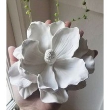 Morlalem 3 Boyutlu çiçek 15cm Hibisküs Çiçeği Silikon Kalıp K-382