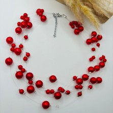 By Song Jewelry Yeni Yıl , Yılbaşı Kırmızı Kolye