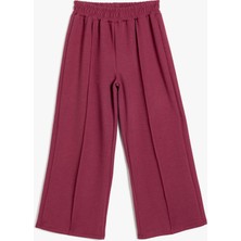 Koton Bol Paça Pantolon Beli Lastikli Viskon Karışımlı