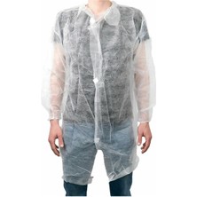 Mediterian Beyaz ziyaretçi önlüğü, 20 gr, 50 adet, polyester, 93x63, hijyenik ve kullanışlı