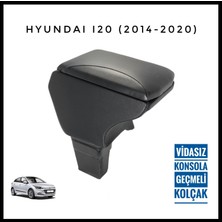 Kolçakçım Hyundai I20 Vidasız Konsola Geçmeli Kolçak (2014-2020)