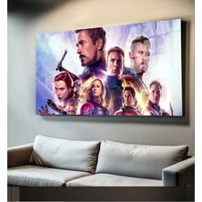 Marsilyan Süper Kahramanlar Yapay Zeka Destekli, 3D Dekoratif Baskı Yatay Cam Tablo 58