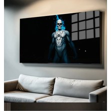 Marsilyan Süper Kahramanlar Yapay Zeka Destekli, 3D Dekoratif Baskı Yatay Cam Tablo 443