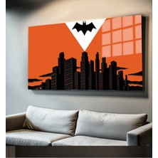 Marsilyan Süper Kahramanlar Yapay Zeka Destekli, 3D Dekoratif Baskı Yatay Cam Tablo 105