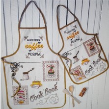 Anne Çocuk Mutfak Önlüğü, Su Geçirmez Anne Kız Mutfak Önlük