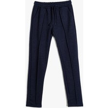 Koton Basic Pantolon Beli Lastikli Bağlamalı Cep Detaylı