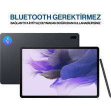 Techmaster Samsung Galaxy Tab S7 Fe SM-T730 T733 SM-T736B Uyumlu S Pen Dokunmatik Stylus Kalem ve Yedek Uç