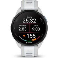 Garmin Forerunner Music 165 Sis Grisi Beyaz