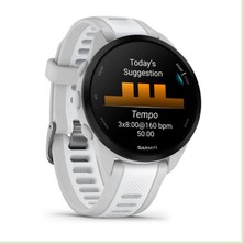 Garmin Forerunner Music 165 Sis Grisi Beyaz