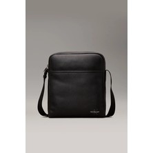 Calvin Klein Erkek Monogram Monologo Reporter Çanta - Siyah