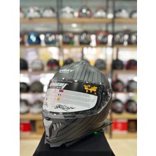 Sway Sw 865 Space Black White Full Face Motosiklet Kask